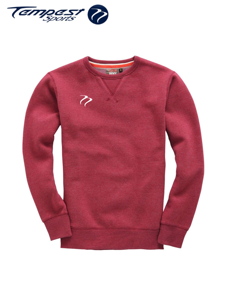 Tempest Heavyweight Sweater - Wine Melange